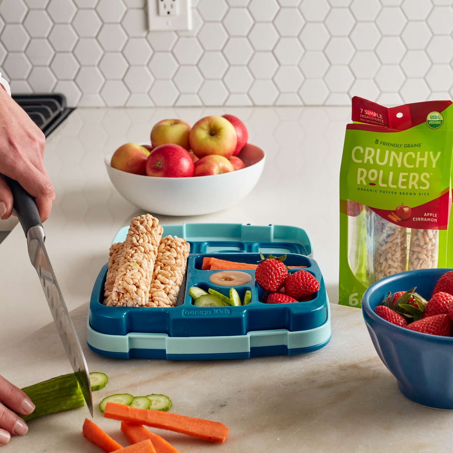 Friendly Grains Crunchy Rollers Apple Cinnamon