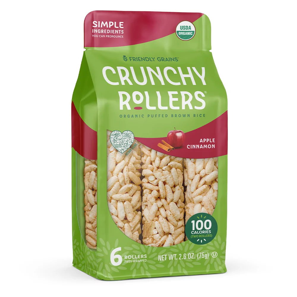 Friendly Grains Crunchy Rollers Apple Cinnamon