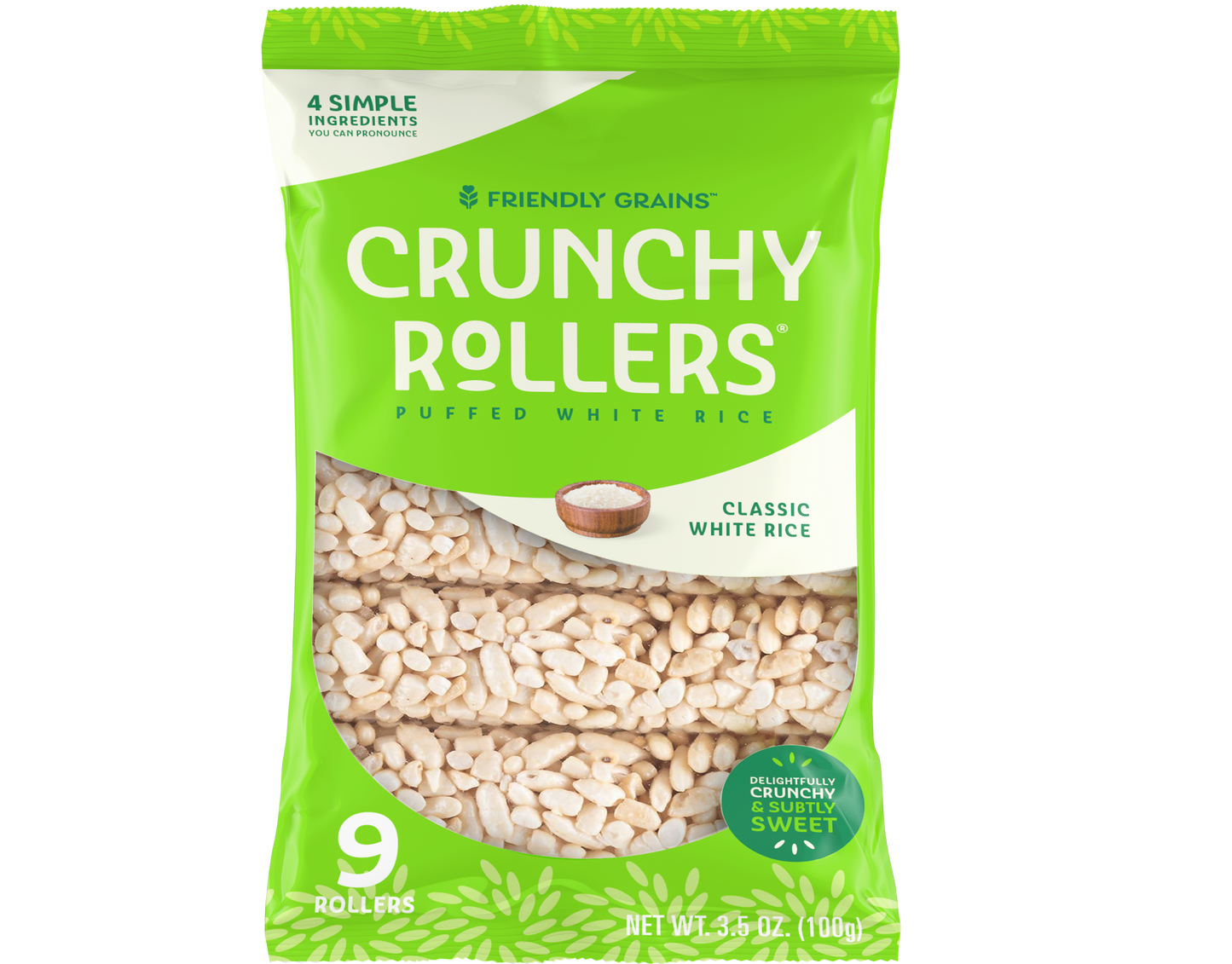 Classic White Rice Crunchy Rollers