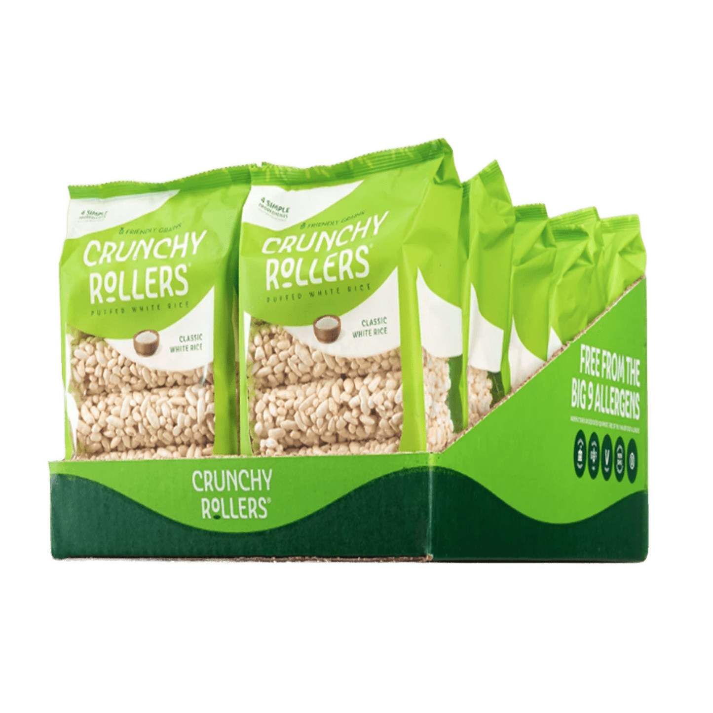 Classic White Rice Crunchy Rollers