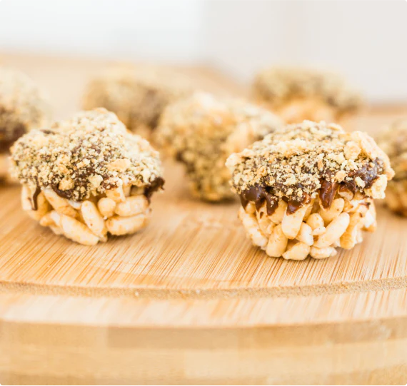 Crunchy Robs Easy Crunchy Rollers® S’mores – Friendly Grains Crunchy Rollers®