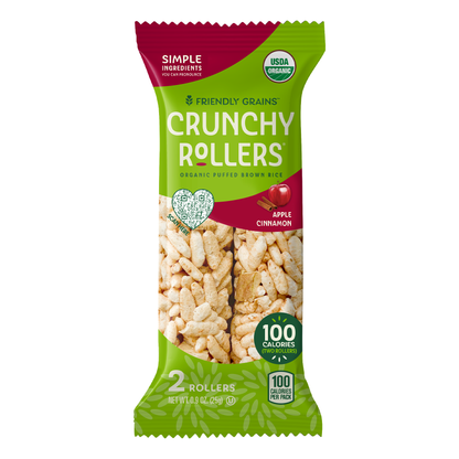 Friendly Grains Crunchy Rollers Apple Cinnamon Family Size