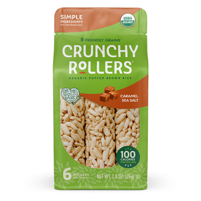 Friendly Grains Crunchy Rollers Caramel Sea Salt