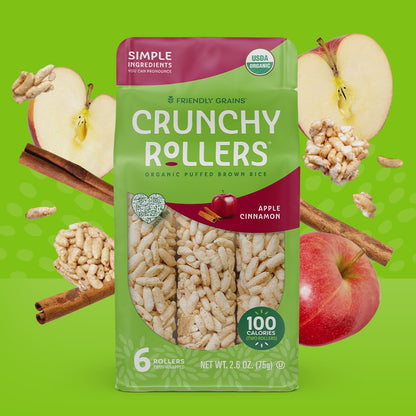 Friendly Grains Crunchy Rollers Apple Cinnamon